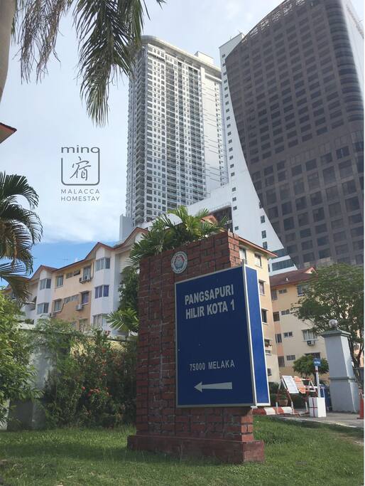 minG Su Malacca Homestay is located at Pangsapuri Hilir Kota 1 (next to Hatten City)