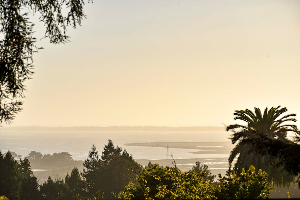 Wonderful views to the West from the home