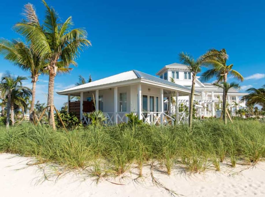 Beach Cabanas are located steps away from the Clubhouse, Pool, and Restaurant.