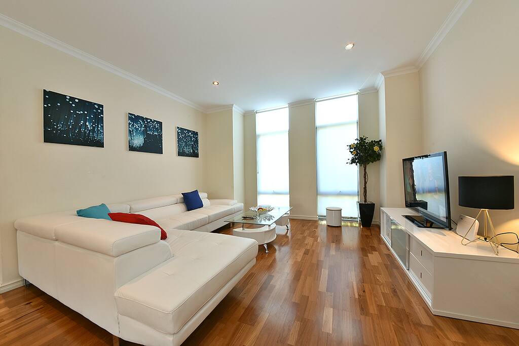 50 inch LED TV and fast fibre Wifi