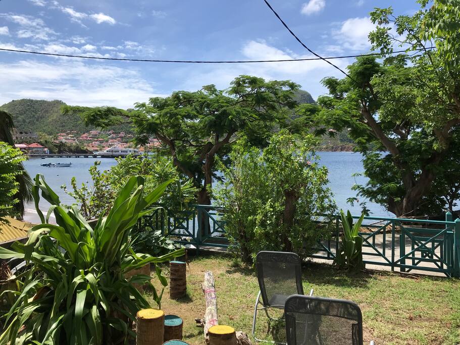 Jardin avec vue mer