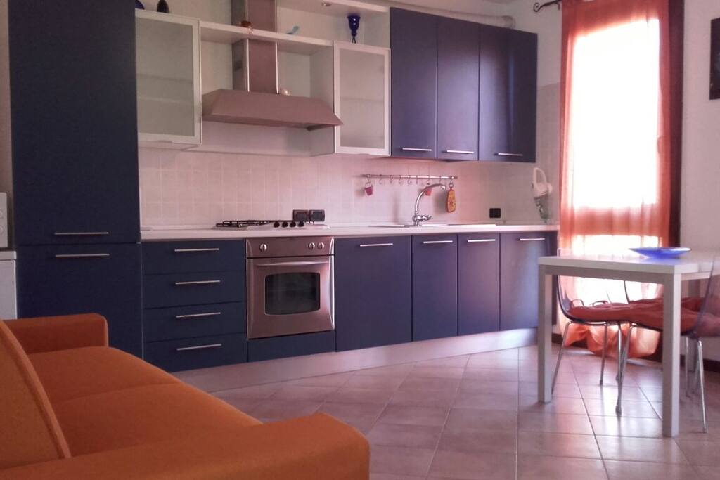Soggiorno con cucina