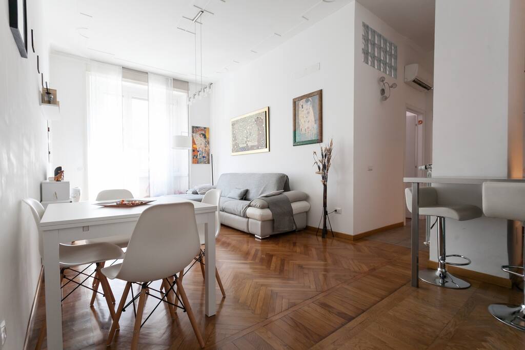 the dining area