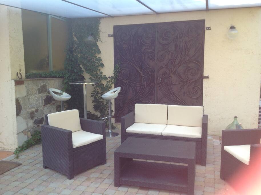 Terrasse couverte