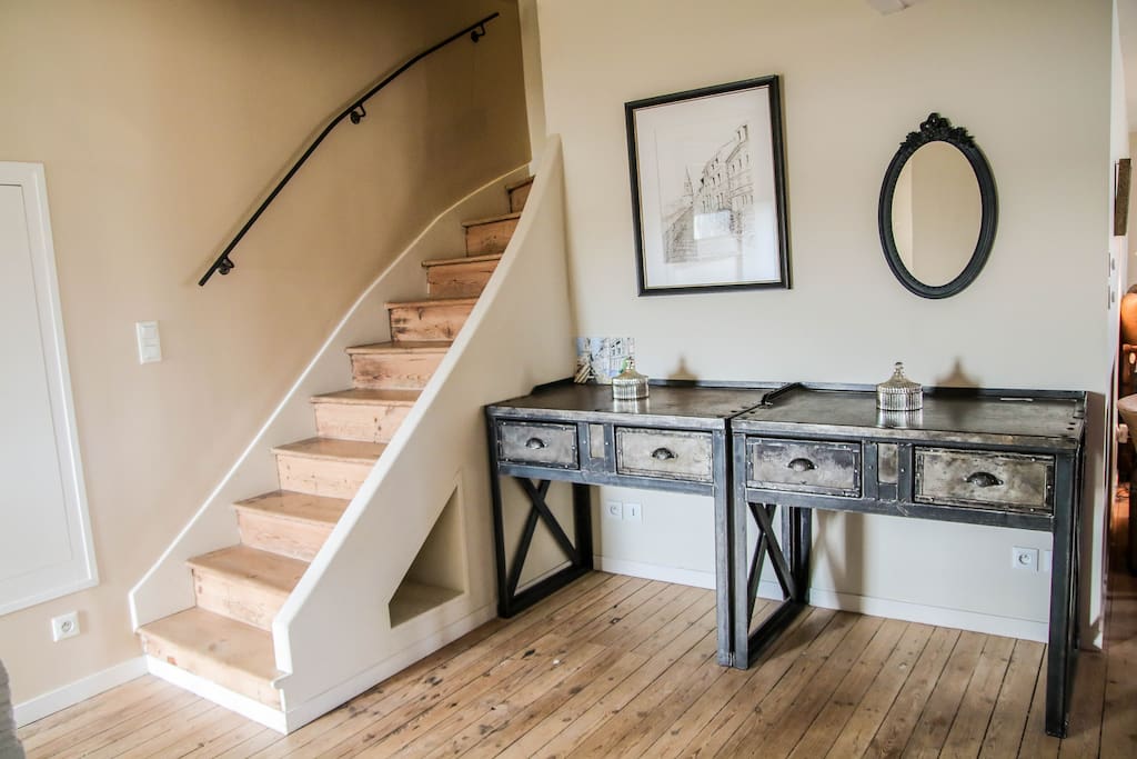 Entrance - furniture from old manufacture in Czech Republic