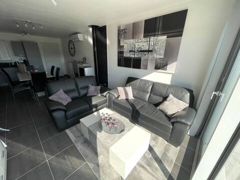 New house 80m2, 3 bedrooms, 6 guests