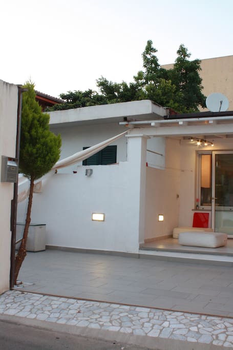 cortile e veranda