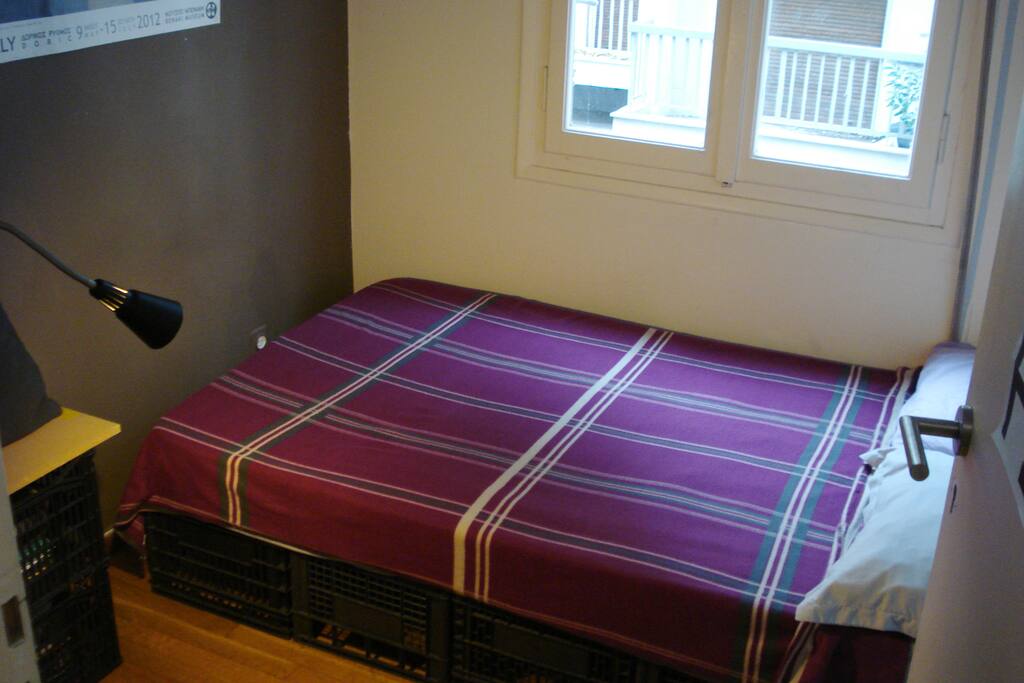 Bedroom 1 with semi-double bed
