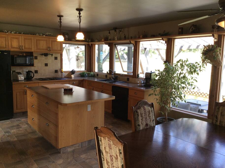 Farm House Upper Suite Main floor Kitchen