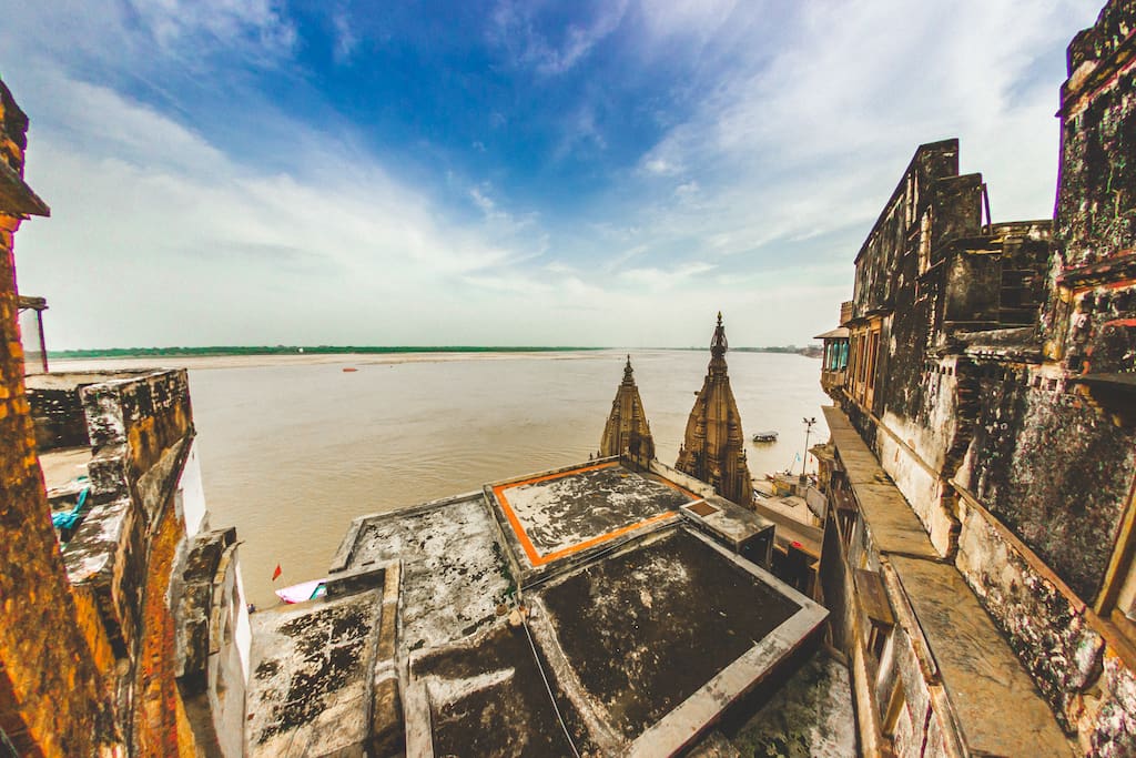 Ganga-view from the Room.