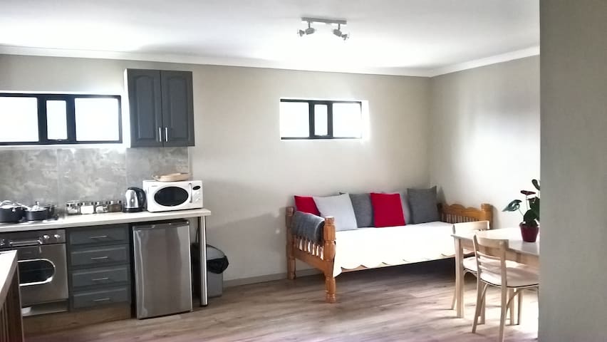 Spacious private apartment with equipped kitchen