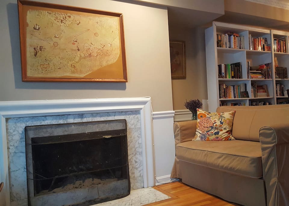 Working fireplace