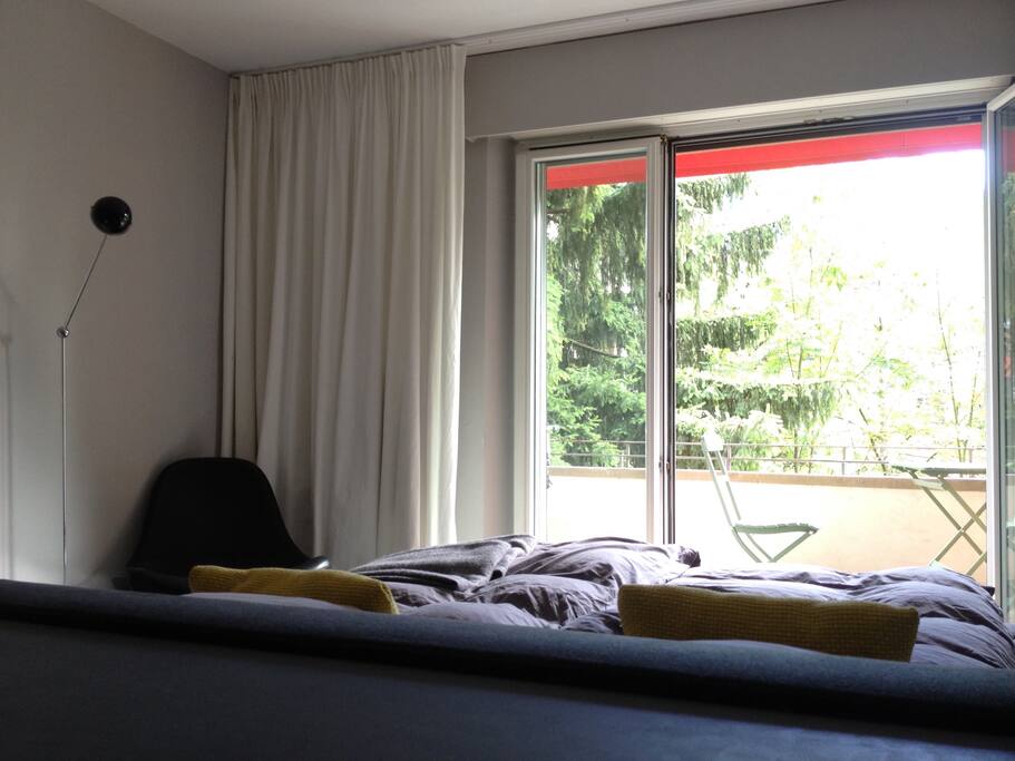 Das Zimmer mit schönem Balkon
