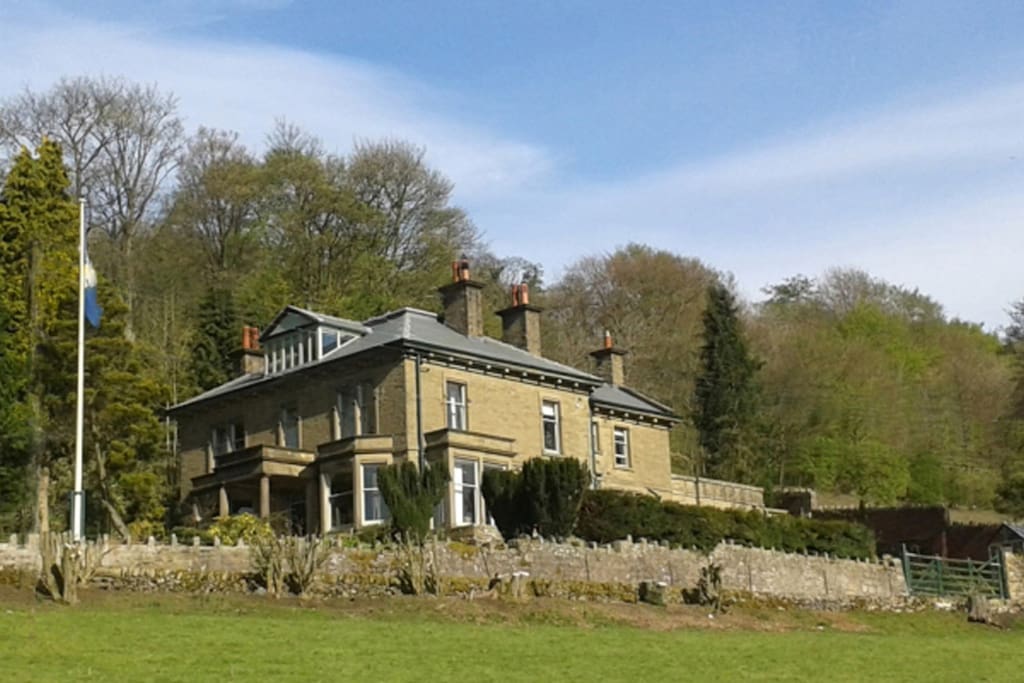 Woodlands is perched on the side of a hill and has fantastic views over the valley.