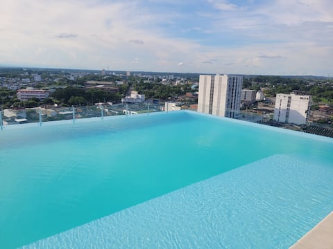 Comfortable apartment with a pool