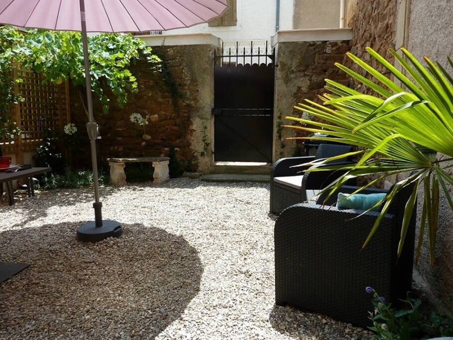 relaxing outdoor space