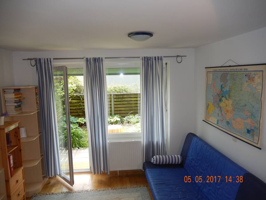 living room looking out to the front garden