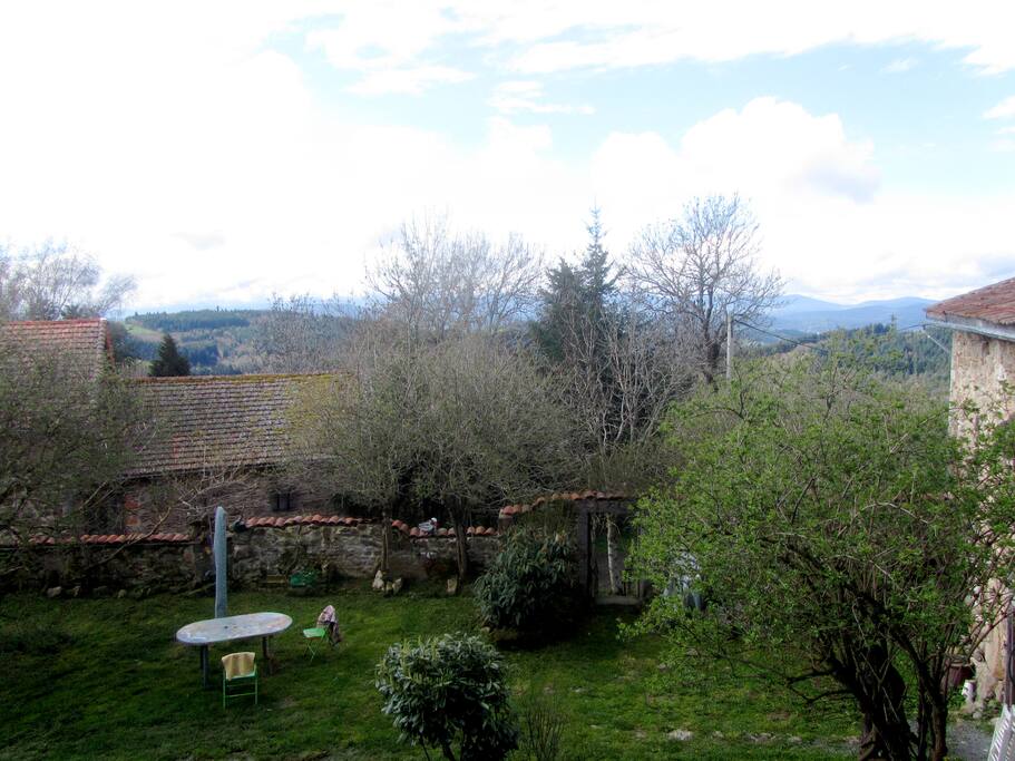 vue de la fenêtre de la chambre