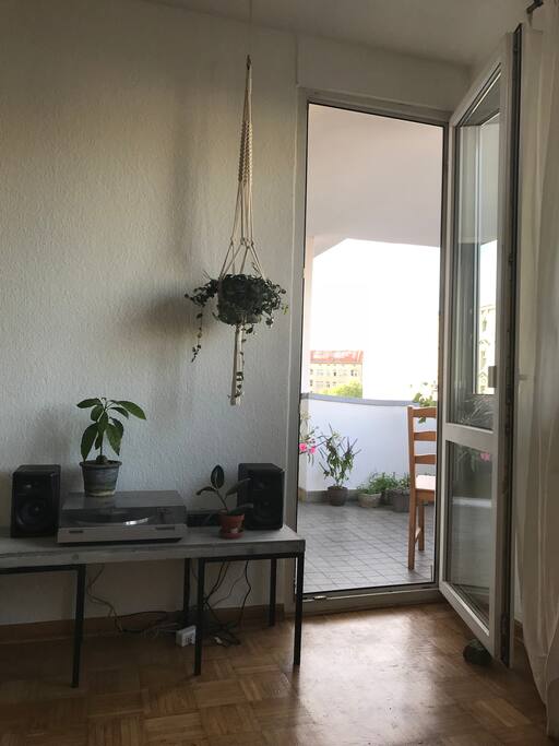View on the balcony