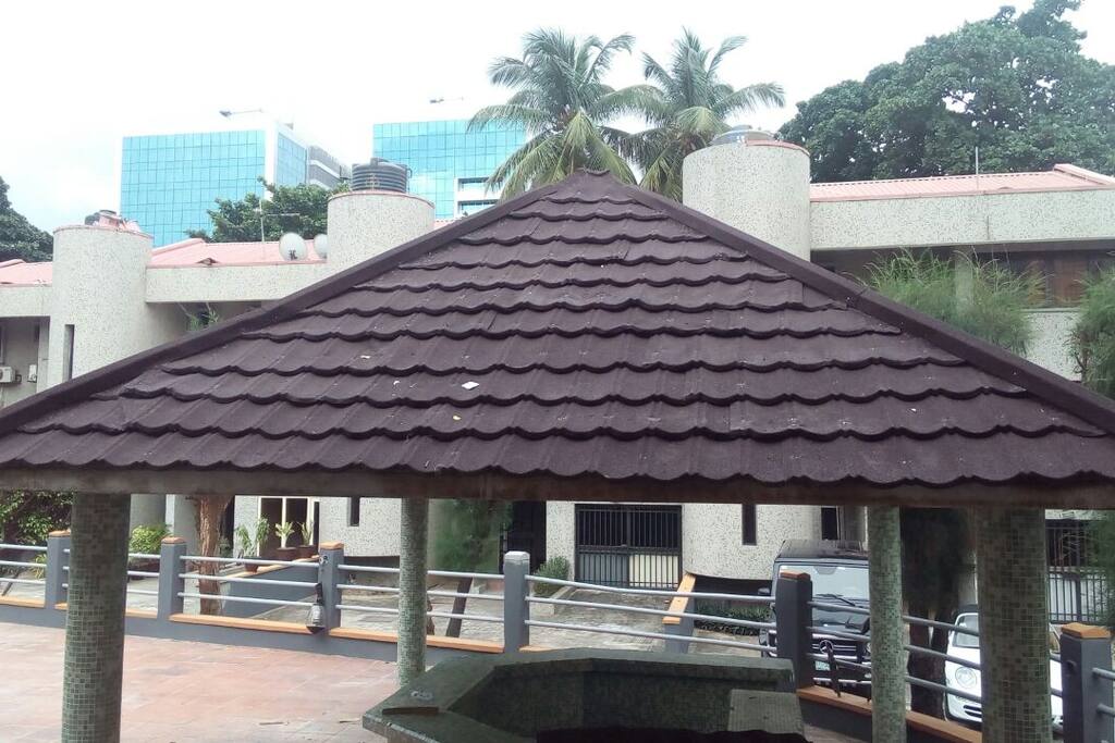 BBQ - Pool side area