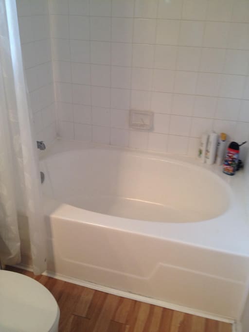 Garden Tub to Relax and Rest at the end of a long day.