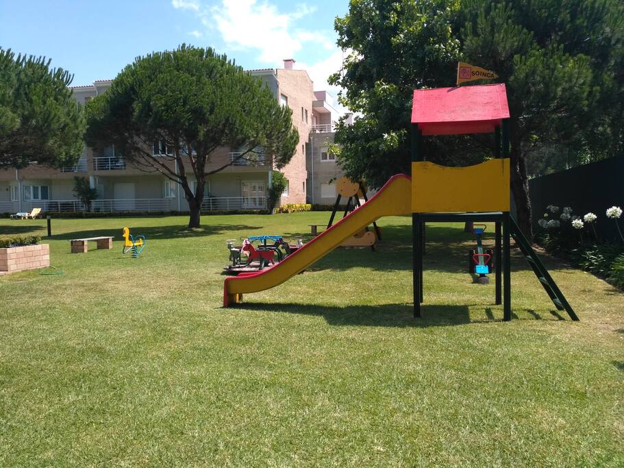 Playground near the pool
