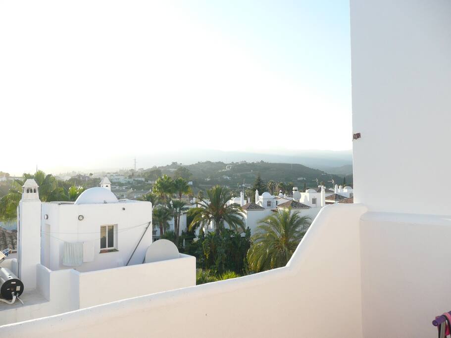 view of the hills