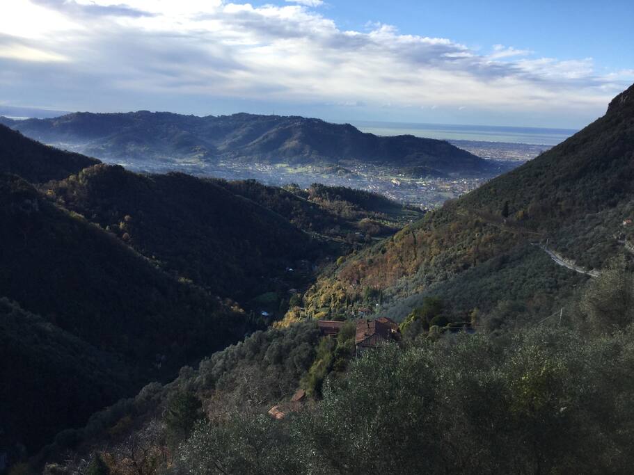 Vista dal balcone
