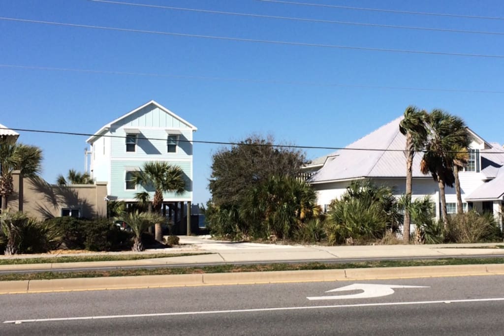 View from front yard across street