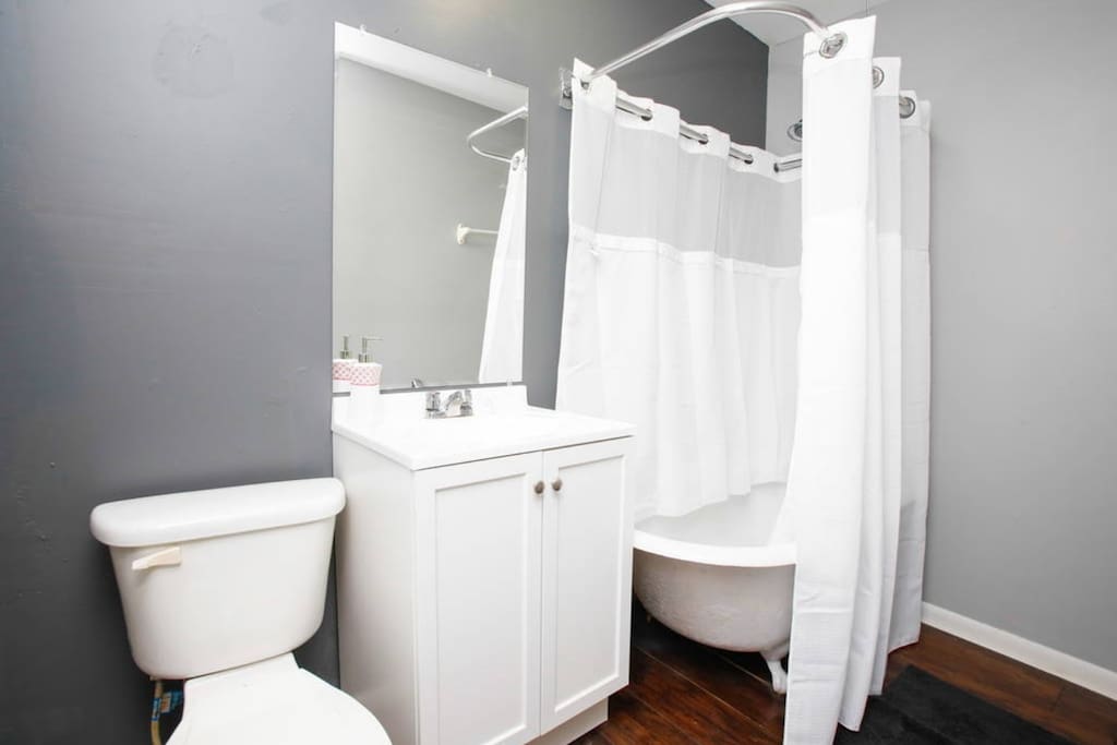 Crisp bathrooms