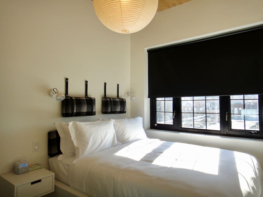 Leather Trimmed Cushions, Frette Linen, Down Pillows and Cozy Down Comforter