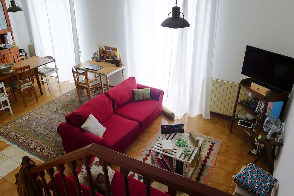 Sala (con angolo cucina) - Big living room (with kitchenette)