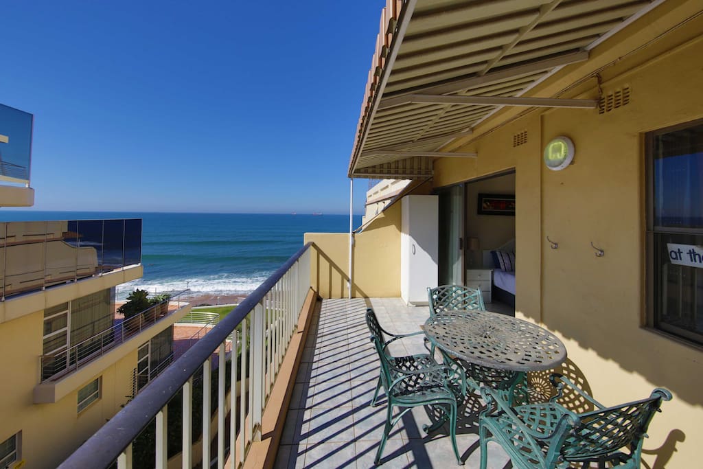 Sea view from balcony
