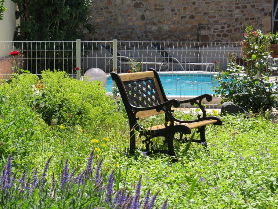 Vue sur la piscine