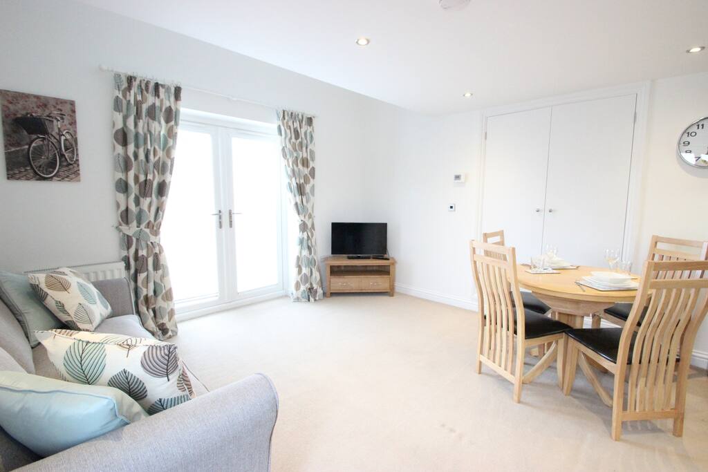 Living room with sofa bed