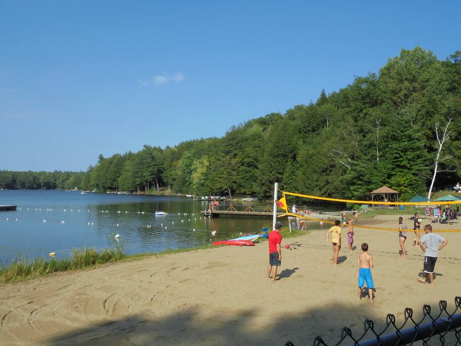 Beach-@ a 3 minute walk from the house