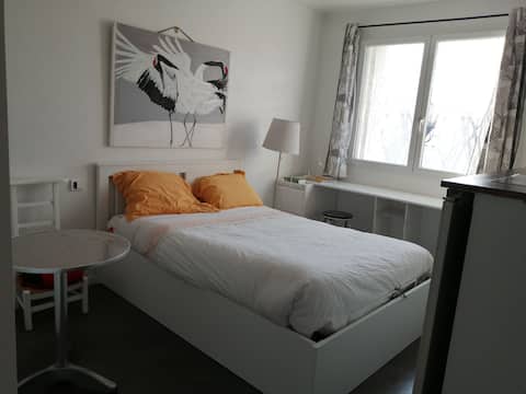 A 15mn à pied du centre ville Chambre lumineuse