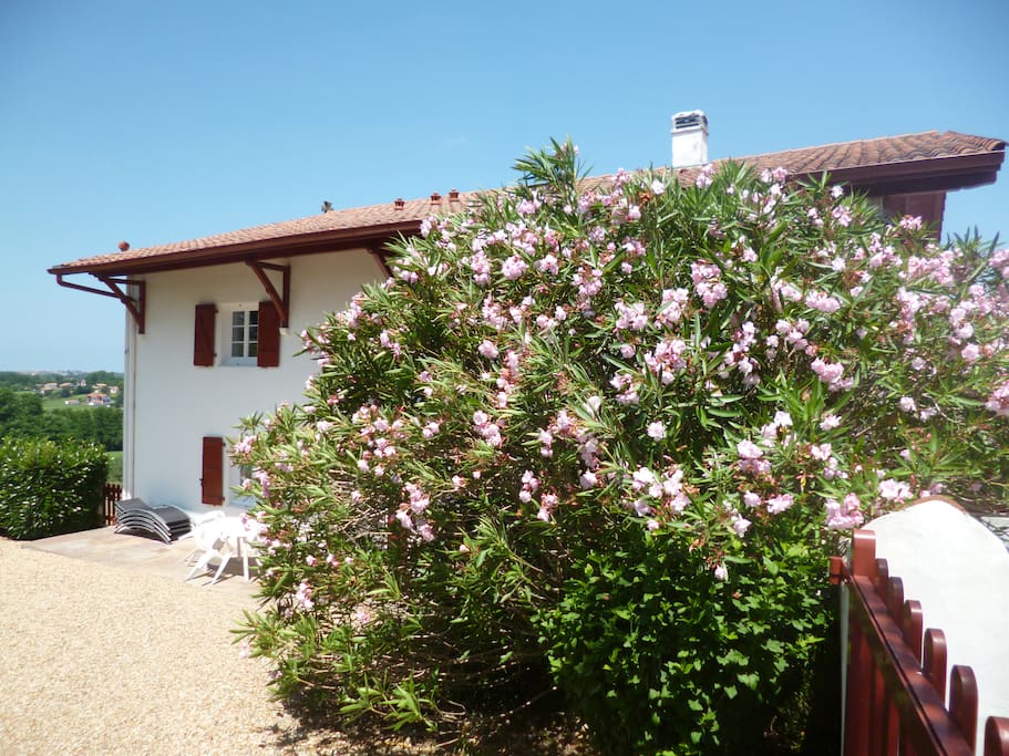 l'entrée du gîte