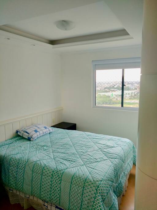 Quarto 1- Suíte
cama / vista