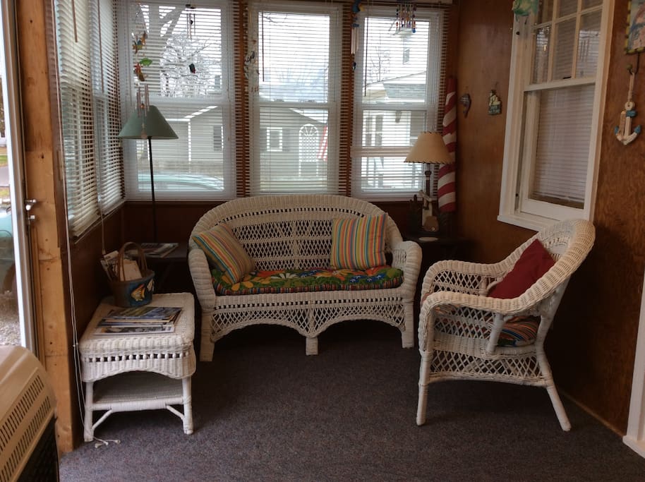 Enclosed sun porch