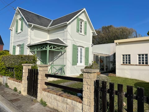 Ault-Onival,sea view house, bikes, 5 minutes beach