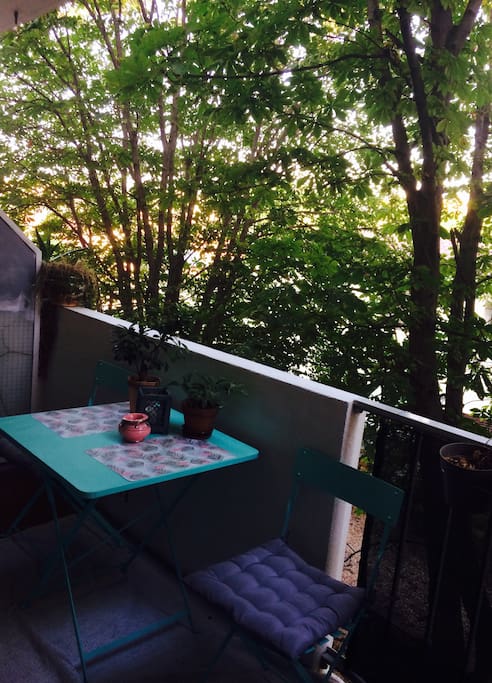 Terrasse ombragée