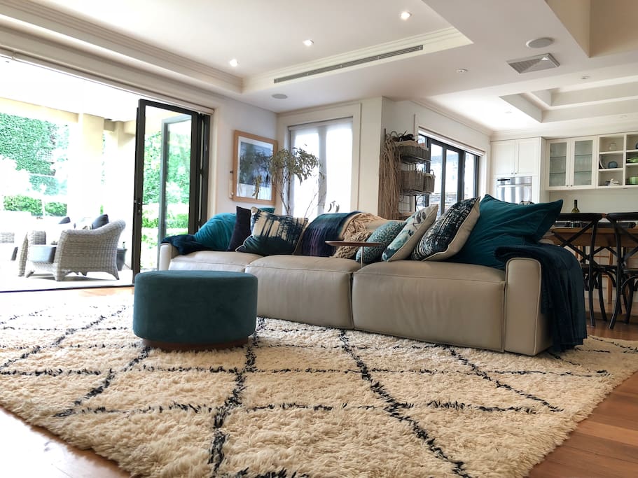 Indoor/Outdoor Living and relaxing area