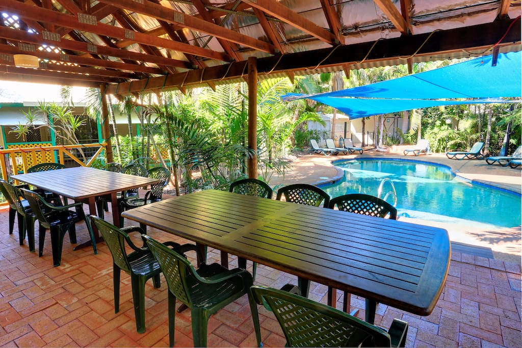 Gazebo and BBQ area for entertaining and relaxing