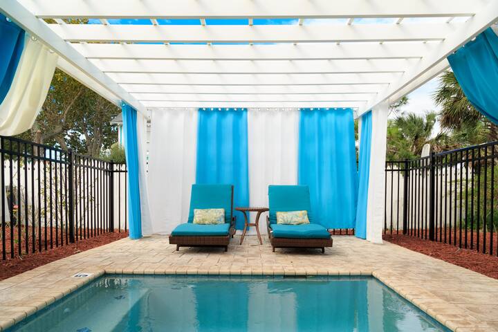 Saltwater Suite With Private Pool At Vilano Beach Cottages For