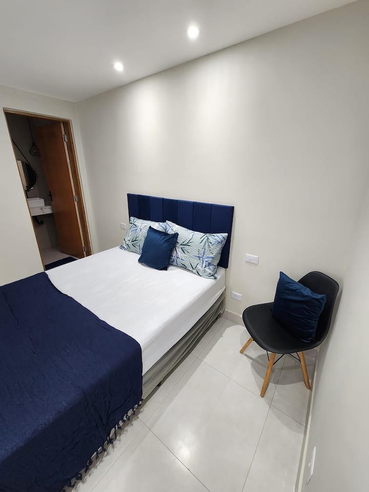 Suite Brisas do Mar, con ventilador de control remoto, armario con llave.

Nota: La ropa de cama explicativa, ponte en contacto con nosotros.