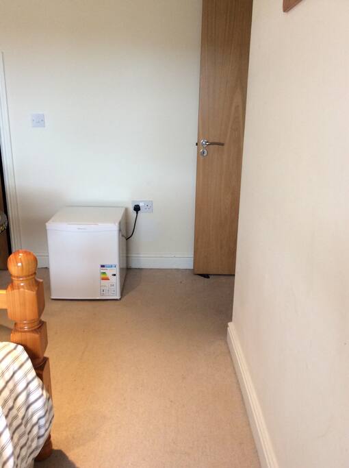 Frigde inside of room