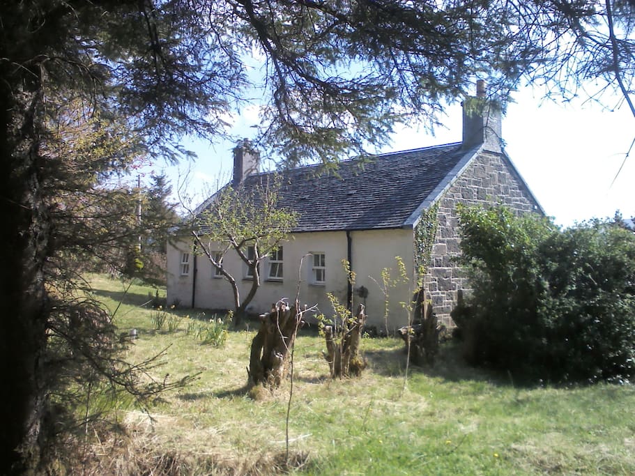 Back of cottage