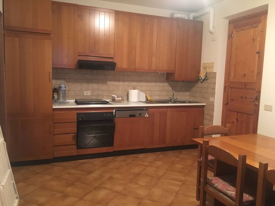 cucina nel tinello