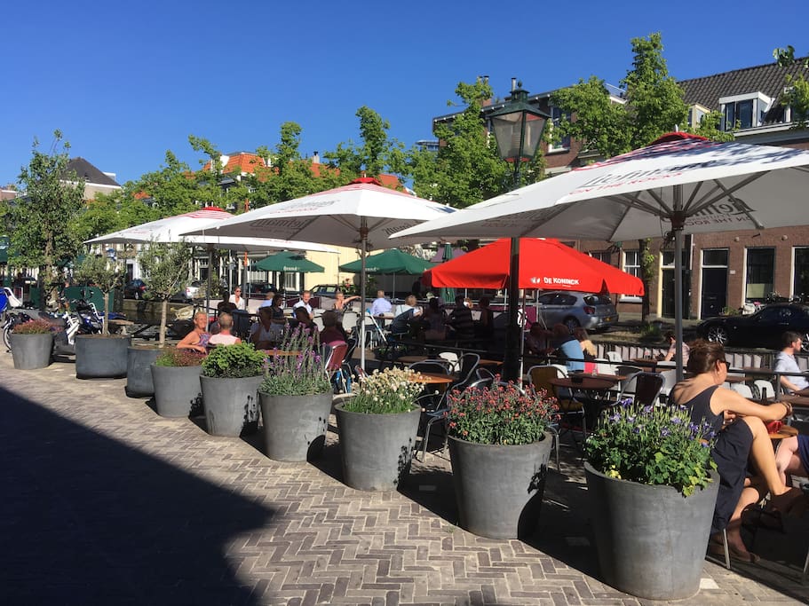 Terras boot de pakschuit